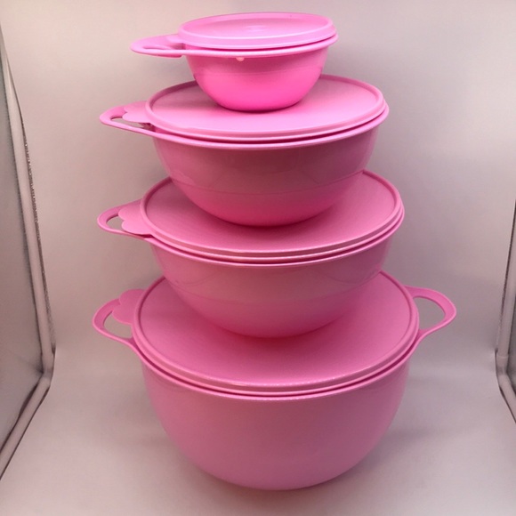 Tupperware Thatsa Mixing Bowl Set of 4 - Picture 10 of 16